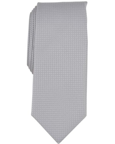 Alfani Windhill Solid Tie - Gray