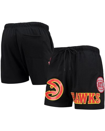 Pro Standard Atlanta Hawks Mesh Capsule Shorts - Black