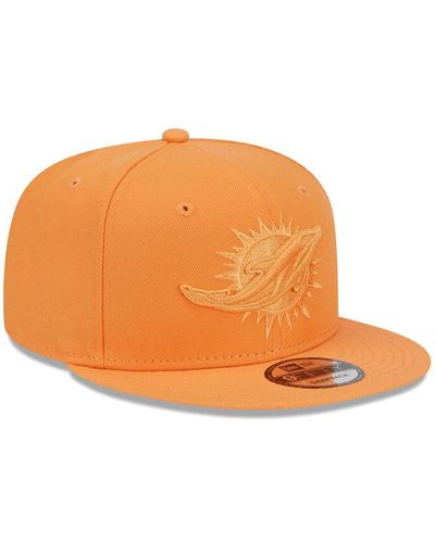 KTZ Miami Dolphins Color Pack 9fifty Snapback Hat - Orange