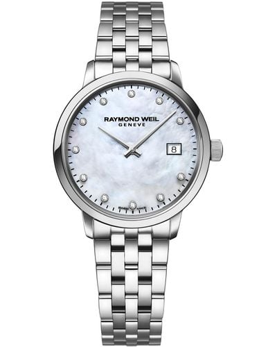 Raymond Weil Swiss Toccata Diamond-accent Bracelet Watch 29mm - Metallic