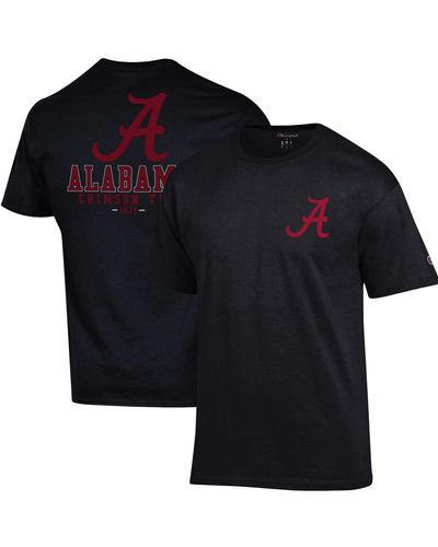 Champion Alabama Crimson Tide Team Stack 2-hit T-shirt - Black