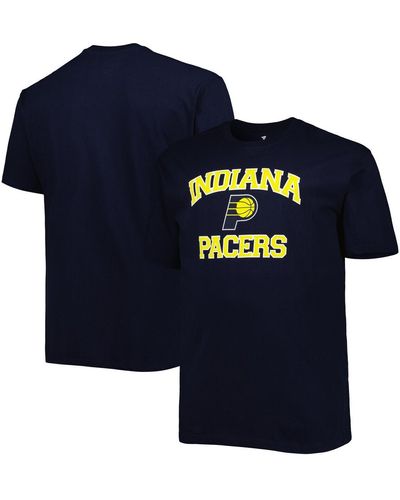 Profile Indiana Pacers Big And Tall Heart And Soul T-shirt - Blue