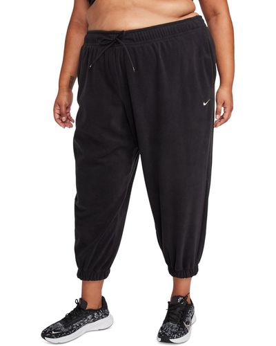 Nike Plus Size Therma-fit Loose Fleece jogger Pants - Black