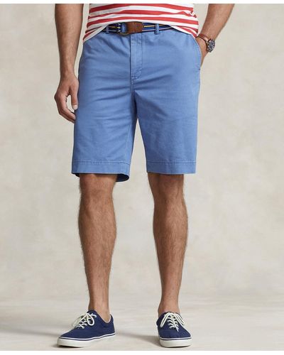 Polo Ralph Lauren Big & Tall Stretch Classic Fit Chino Shorts - Blue