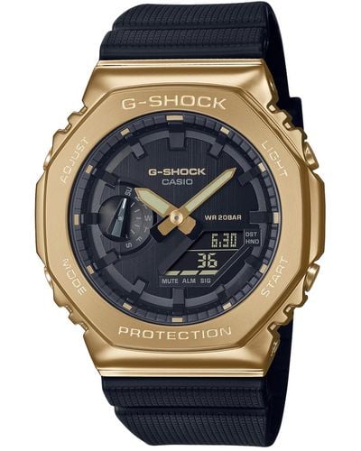 G-Shock Black Resin Strap Watch 44.4mm Gm2100g-1a9 - Gray