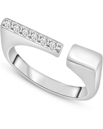 Wrapped in Love Diamond Open Square Ring (1/6 Ct. T.w. - White