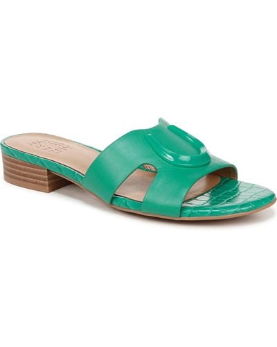 Naturalizer Misty Slide Sandals - Green