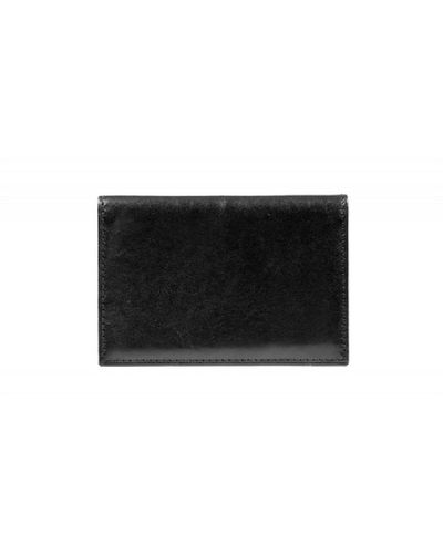 Bosca Genuine Leather 8 Pocket Credit Card Case - Black