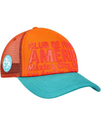 Fan Ink Club America Club Gold Adjustable Hat - Orange