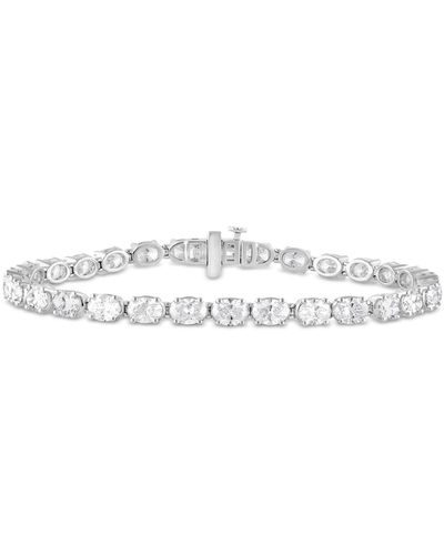 Badgley Mischka Lab Grown Diamond Oval-cut Tennis Bracelet (9 Ct. T.w. - White