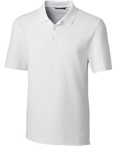 Cutter & Buck Forge Stretch Big & Tall Polo Shirt - White