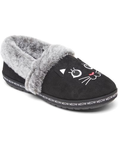 Skechers Bobs For Cats Too Cozy Meow Pajamas Slipper Shoes From Finish Line - Gray