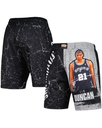 Mitchell & Ness Men's Mitchell Ness Black San Antonio Spurs Hardwood  Classics Jumbotron Sublimated Shorts - Macy's