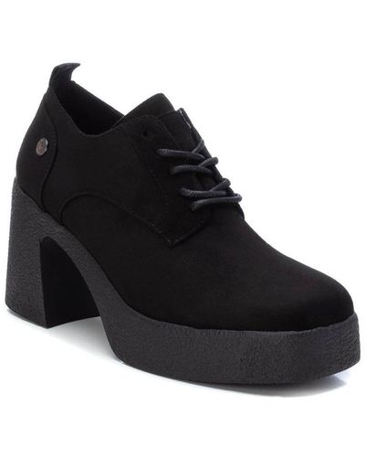 Xti Heeled Oxfords By - Black