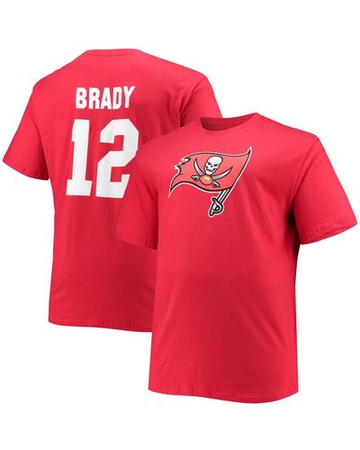 Men's Fanatics Branded Tom Brady Heathered Charcoal Tampa Bay Buccaneers  Super Bowl LV Champions Name 