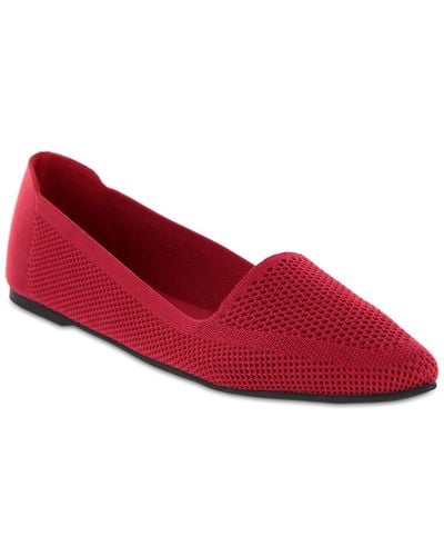 MIA Corrine Ballet Knit Flats - Red
