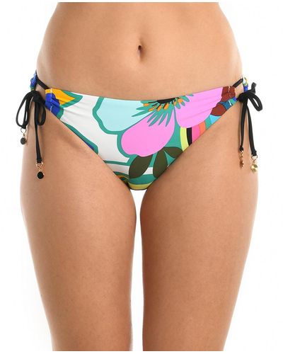 La Blanca Sun Catcher Side-tie Hipster Bikini Bottoms - Green