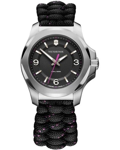 Victorinox I.n.o.x. V Paracord Strap Watch 37mm - Gray