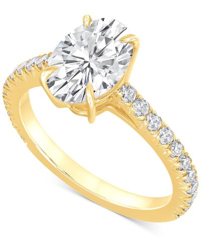 Badgley Mischka Certified Lab Grown Diamond Engagement Ring (2-1/2 Ct. T.w. - Metallic