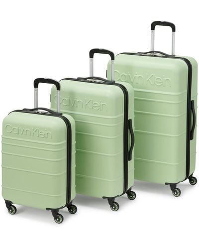 Calvin Klein Fillmore Hard Side luggage Set - Green
