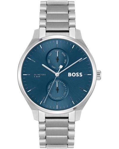 BOSS Boss Tyler Quartz Multifunction Stainless Steel Watch 43mm - Gray