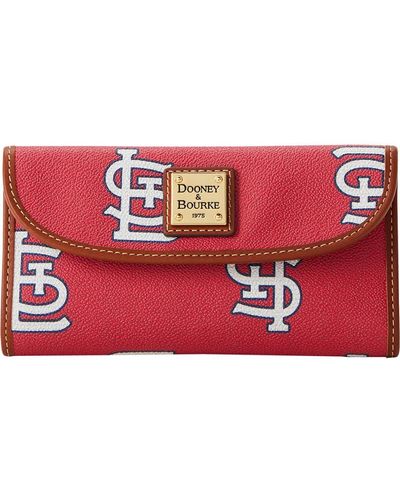 Dooney & Bourke St. Louis Cardinals Sporty Monogram Continental Clutch - Red