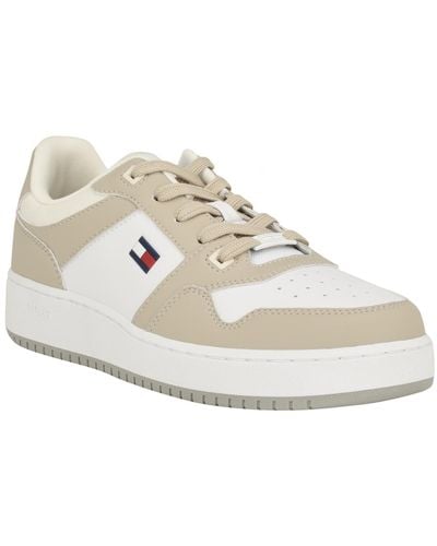 Tommy Hilfiger Krane Lace Up Fashion Sneakers - White