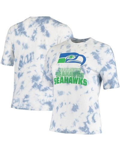 Junk Food Seattle Seahawks Team Spirit Tie-dye T-shirt - Blue