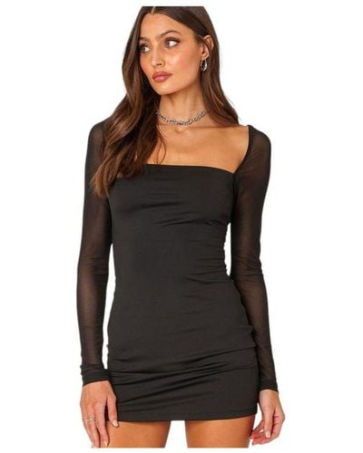 Edikted Maia Mini Dress - Black