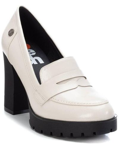 Xti Heeled Moccasins By - White