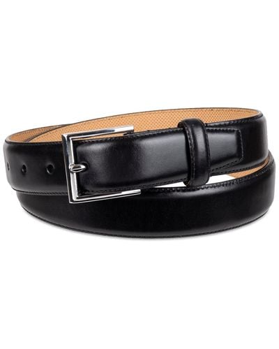 Cole Haan Gramercy Leather Dress Belt - Black