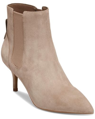 Cole Haan Go-to Park Pointed-toe Dress Booties - Brown