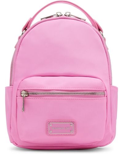 Madden Girl Mila Nylon Convertible Backpack To Sling - Pink