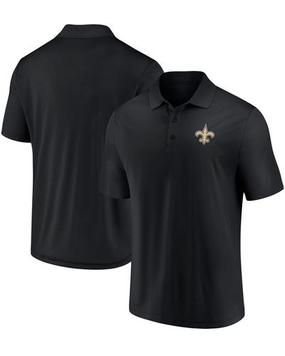 Fanatics New Orleans Saints Component Polo Shirt - Black