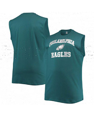 Fanatics Philadelphia Eagles Big And Tall Muscle Tank Top - Green