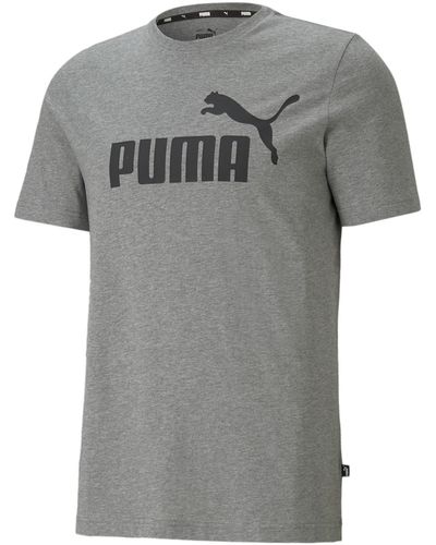 PUMA Essential Logo T-shirt - Gray