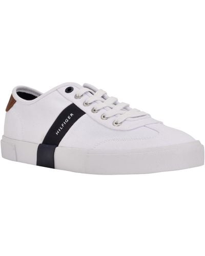 Tommy Hilfiger Pandora Lace Up Low Top Sneakers - White