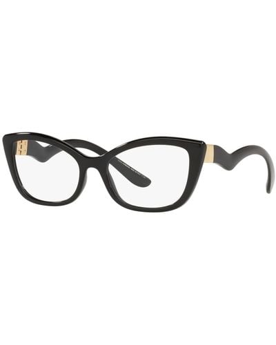 Dolce & Gabbana Dg5078 Cat Eye Eyeglasses - Black