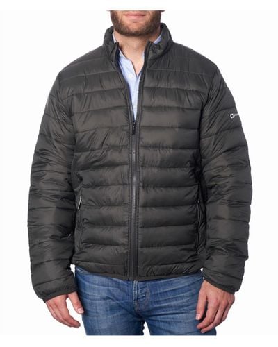 Alpine Swiss Niko Packable Light Down Alternative Puffer Bubble Jacket - Gray