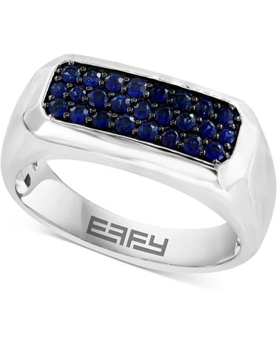 Effy Effy Sapphire Cluster Ring (5/8 Ct. T.w. - Metallic
