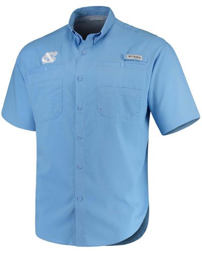 Columbia North Carolina Tar Heels Tamiami Shirt - Blue