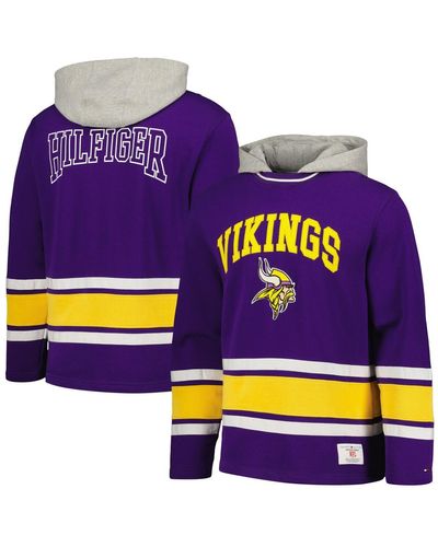 Tommy Hilfiger Minnesota Vikings Ivan Fashion Pullover Hoodie - Purple