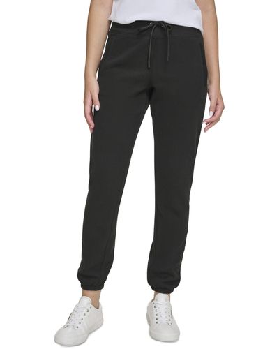 Calvin Klein Performance Embroidered Shine Logo sweatpants - Black