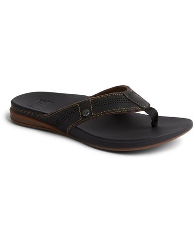 Reef Cushion Lux Slip-on Sandals - Black