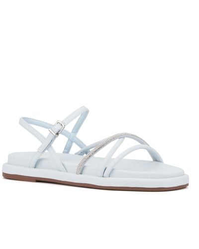 New York & Company Gabi Flat Sandal - White