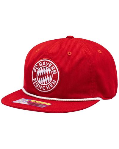Fan Ink Bayern Munich Snow Beach Adjustable Hat - Red
