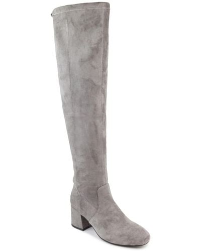 Sugar Ollie Over The Knee High Calf Boots - White