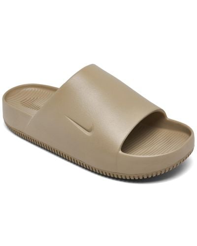 Nike Calm Slide Sandals From Finish Line - Brown
