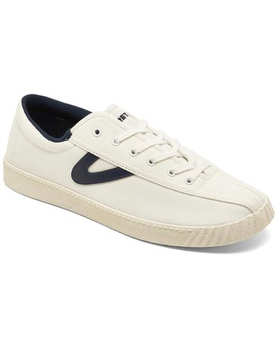 Tretorn Nylite Plus Canvas Casual Sneakers From Finish Line - White