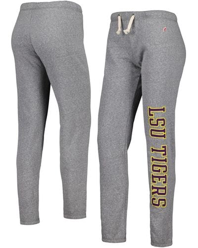 League Collegiate Wear Lsu Tigers Victory Springs Tri-blend jogger Pants - Gray